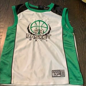 Boys athletic basketball tank